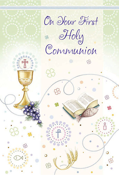 82654 boy communion - 4 5/8" x 6 3/4" - 